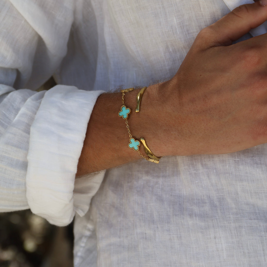 CLOVE BRACELET TURQUOISE