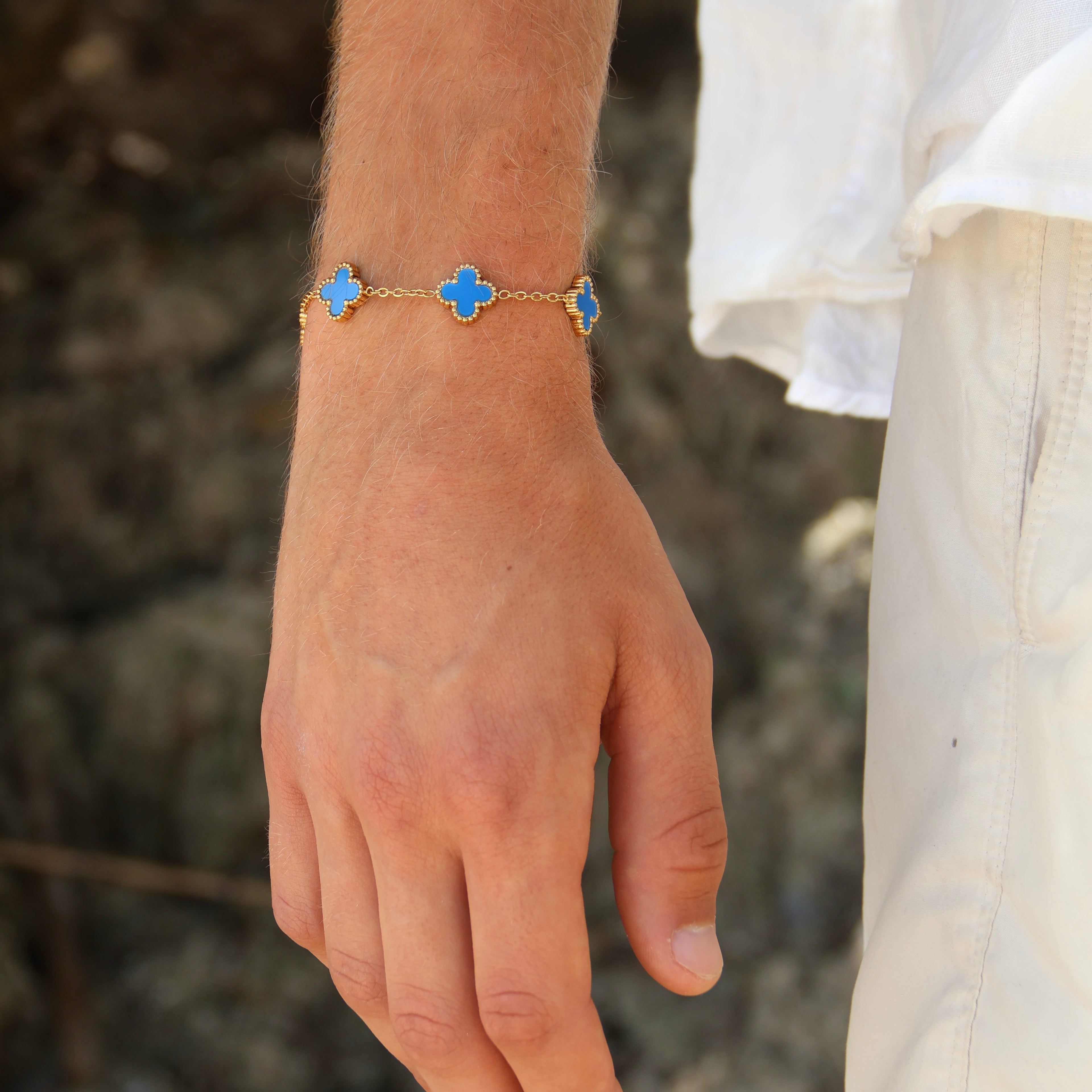 CLOVE BRACELET DARK BLUE