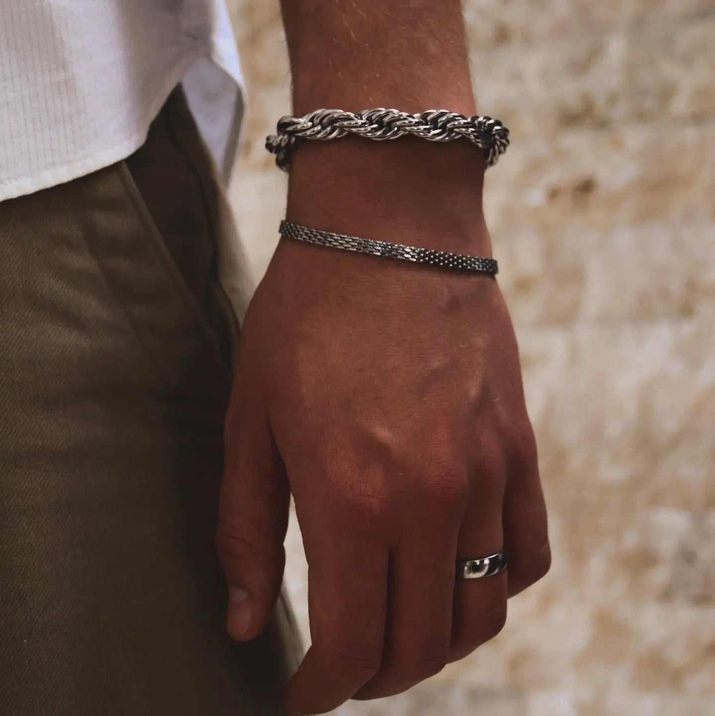 ROPE BRACELET 8MM SKØR