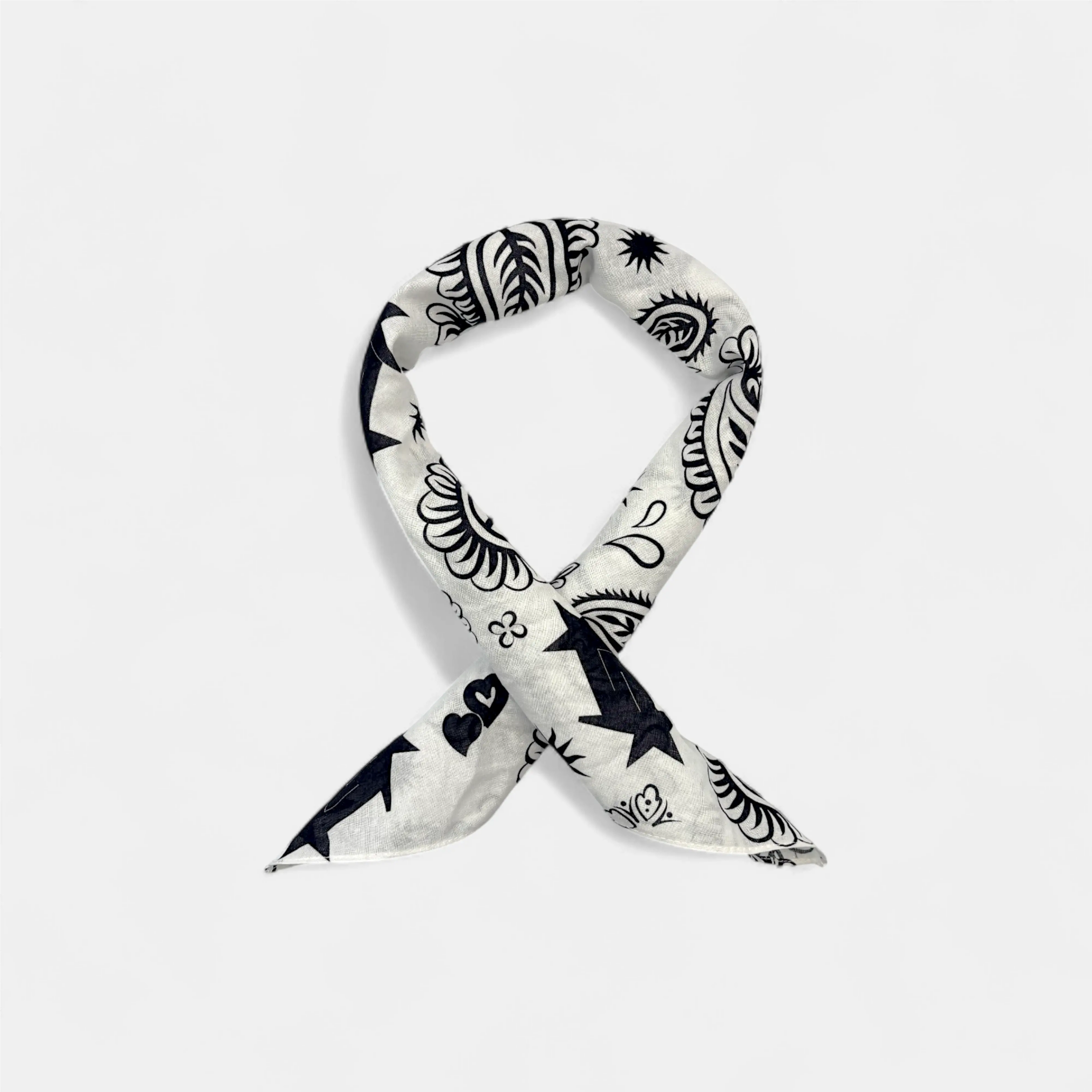 WHITE SKØR PAISLEY SKØR