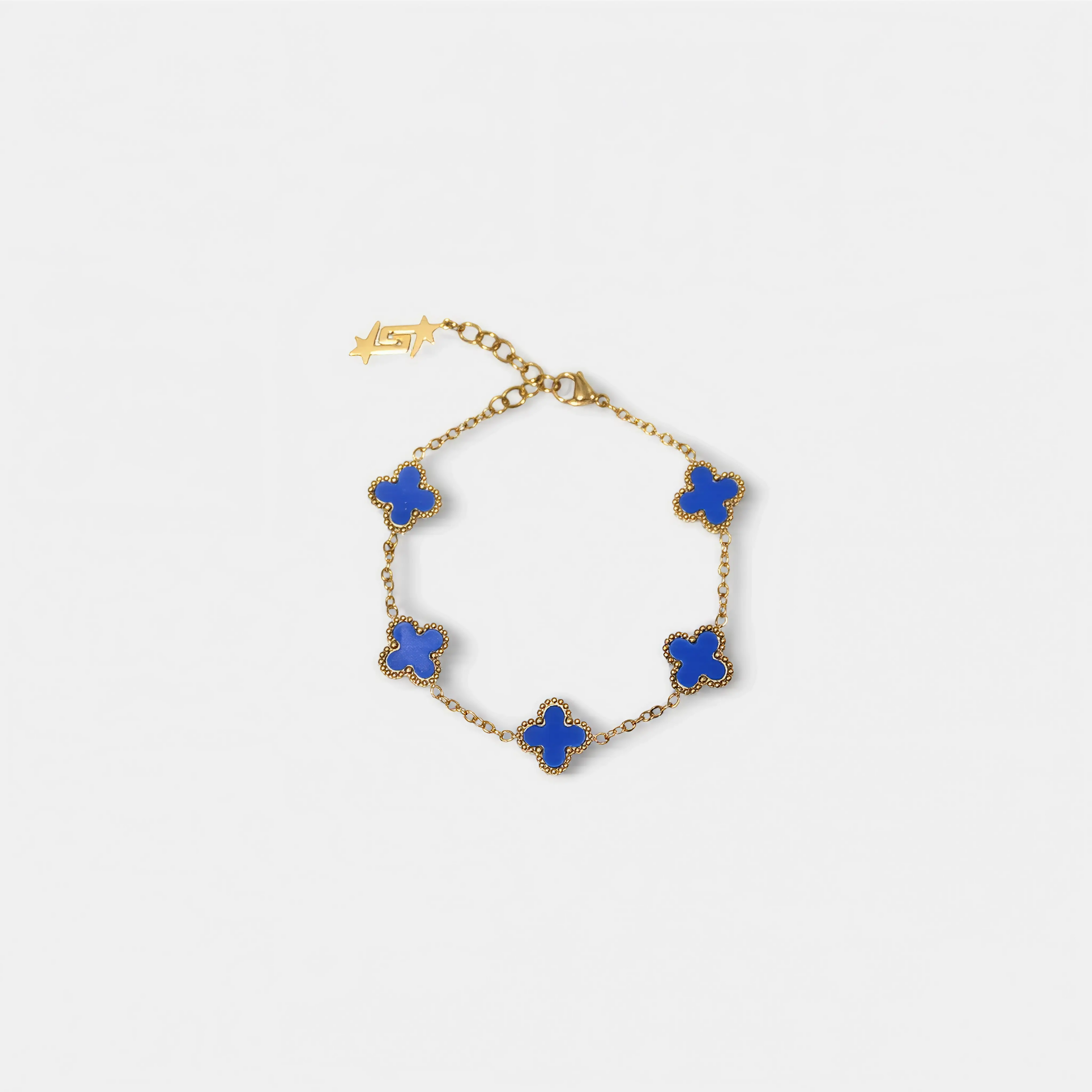 CLOVE BRACELET BLUE SKØR
