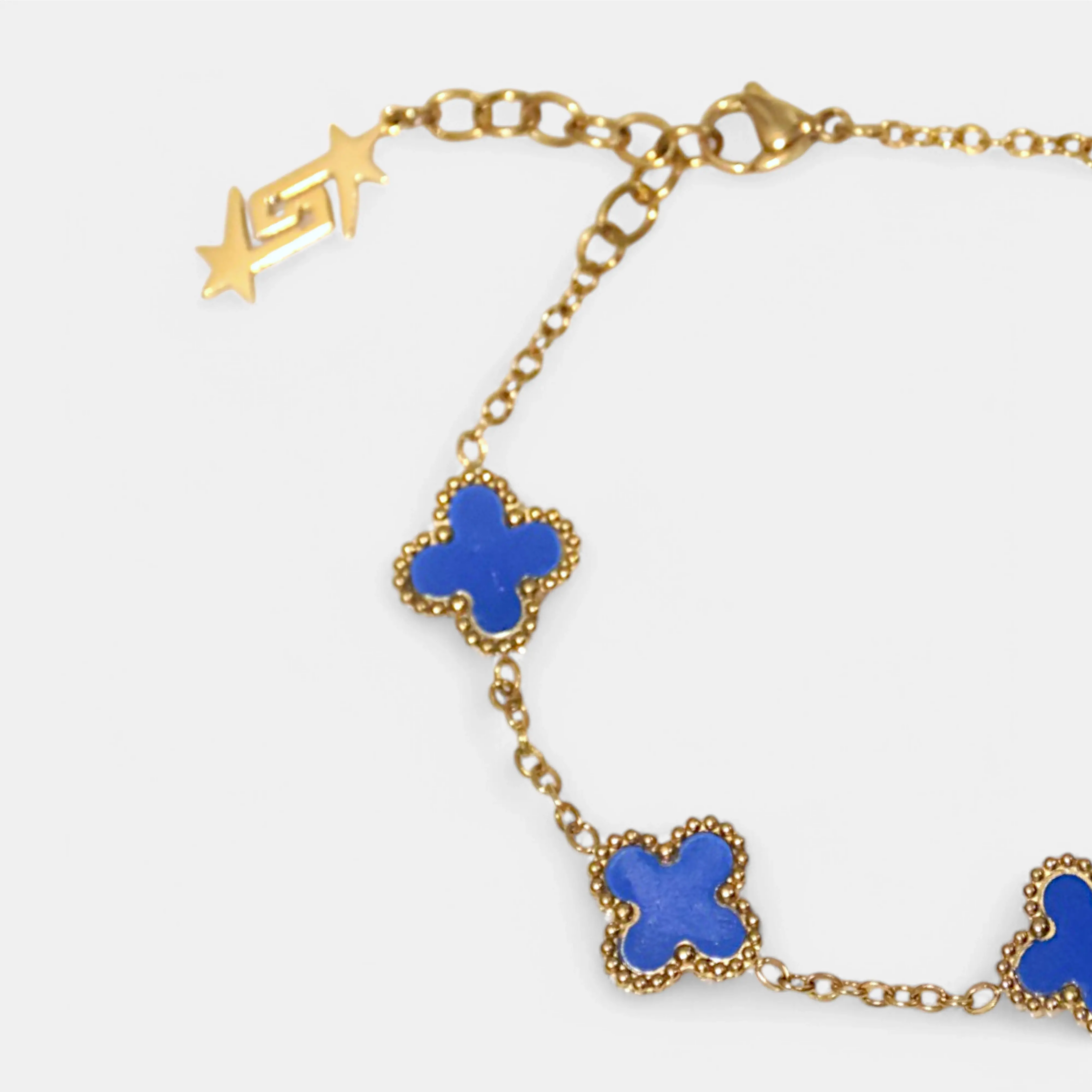CLOVE BRACELET BLUE SKØR
