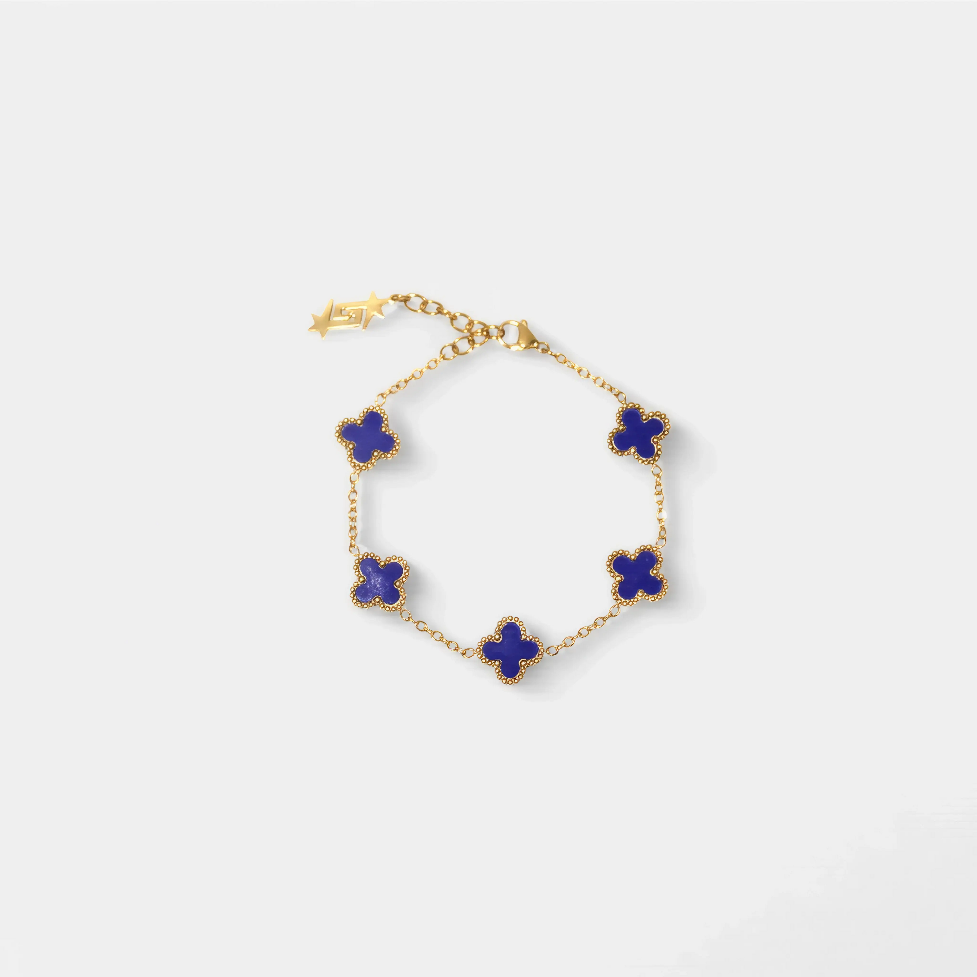 CLOVE BRACELET NAVY SKØR