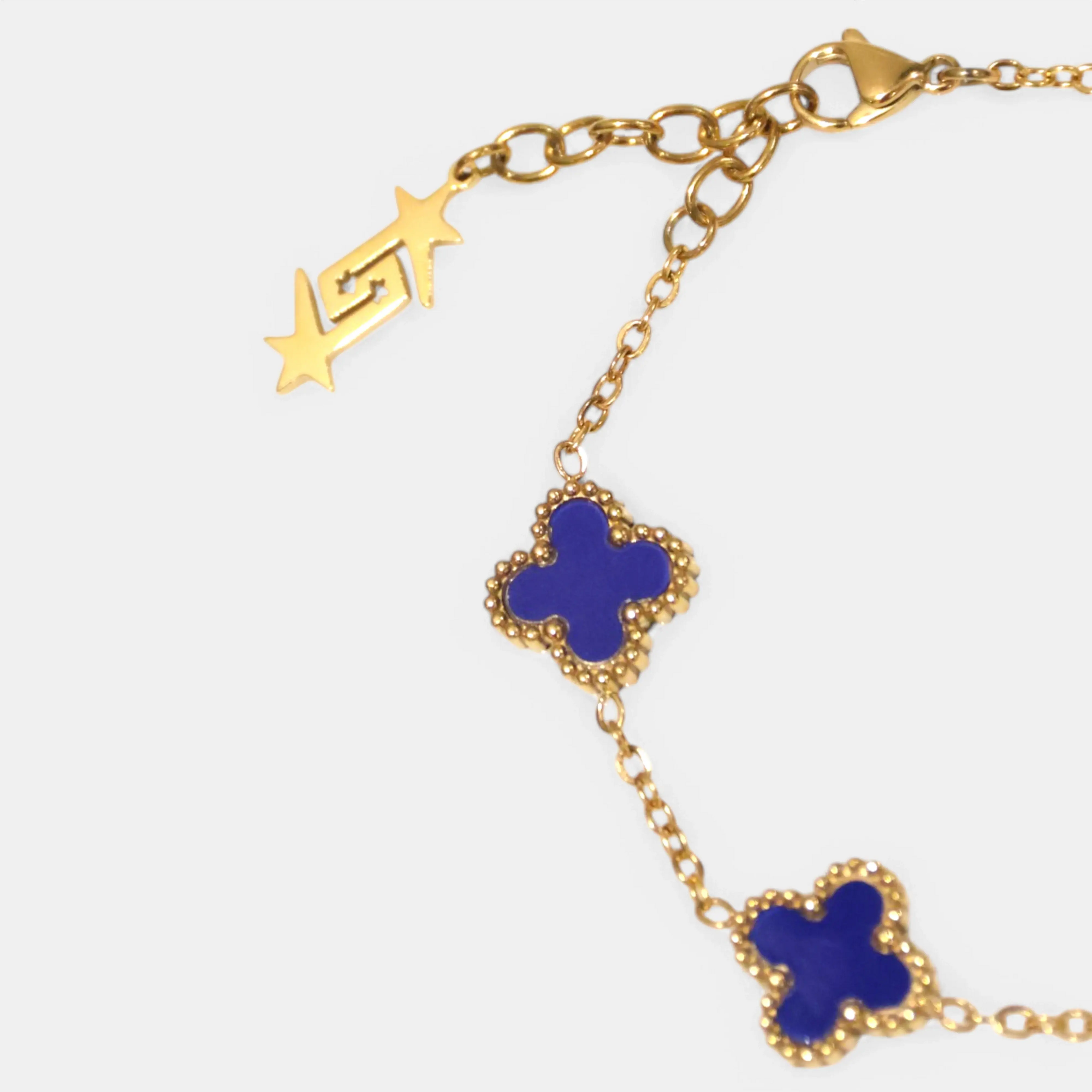 CLOVE BRACELET NAVY SKØR
