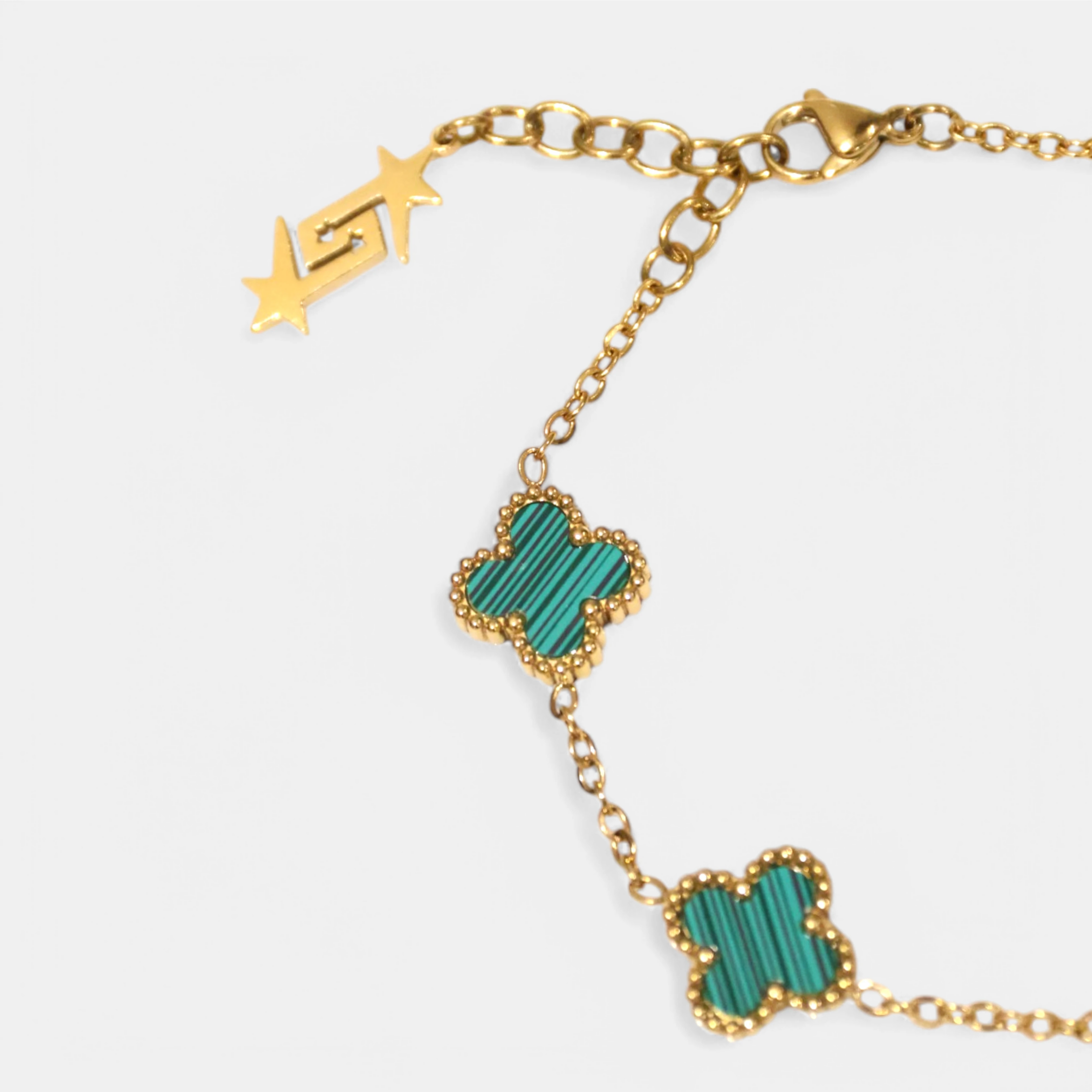 CLOVE BRACELET STRIPED GREEN