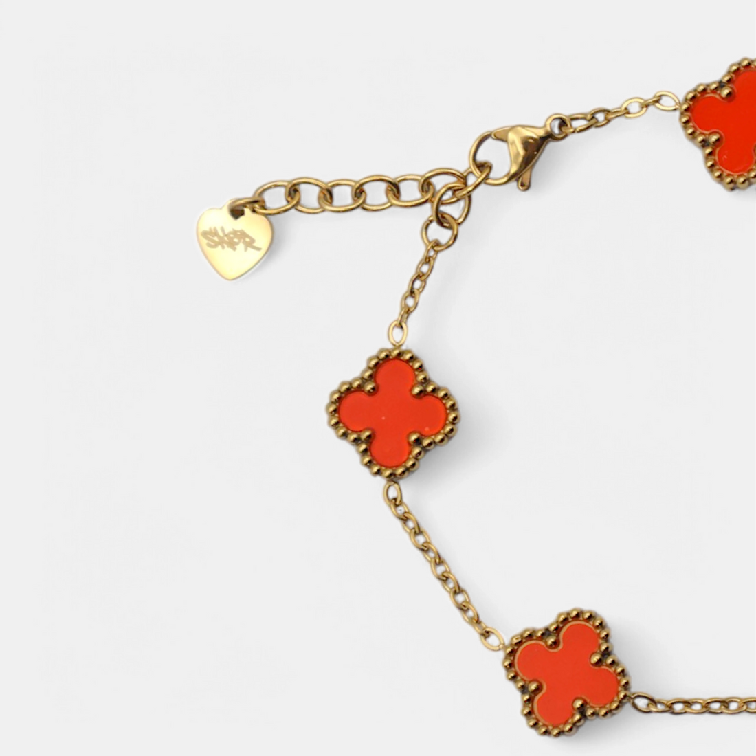 CLOVE BRACELET RED