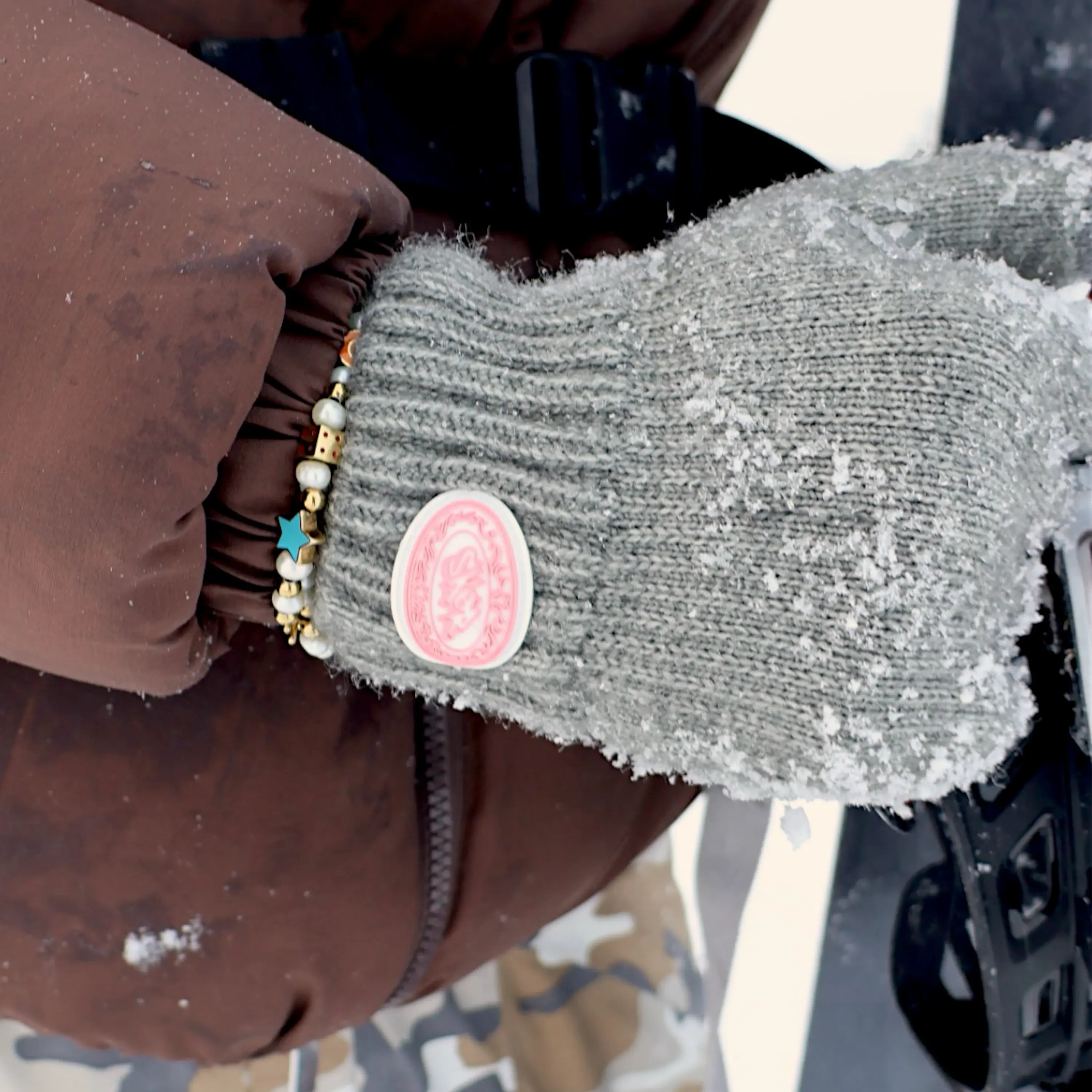 GLOVES GREY SKØR