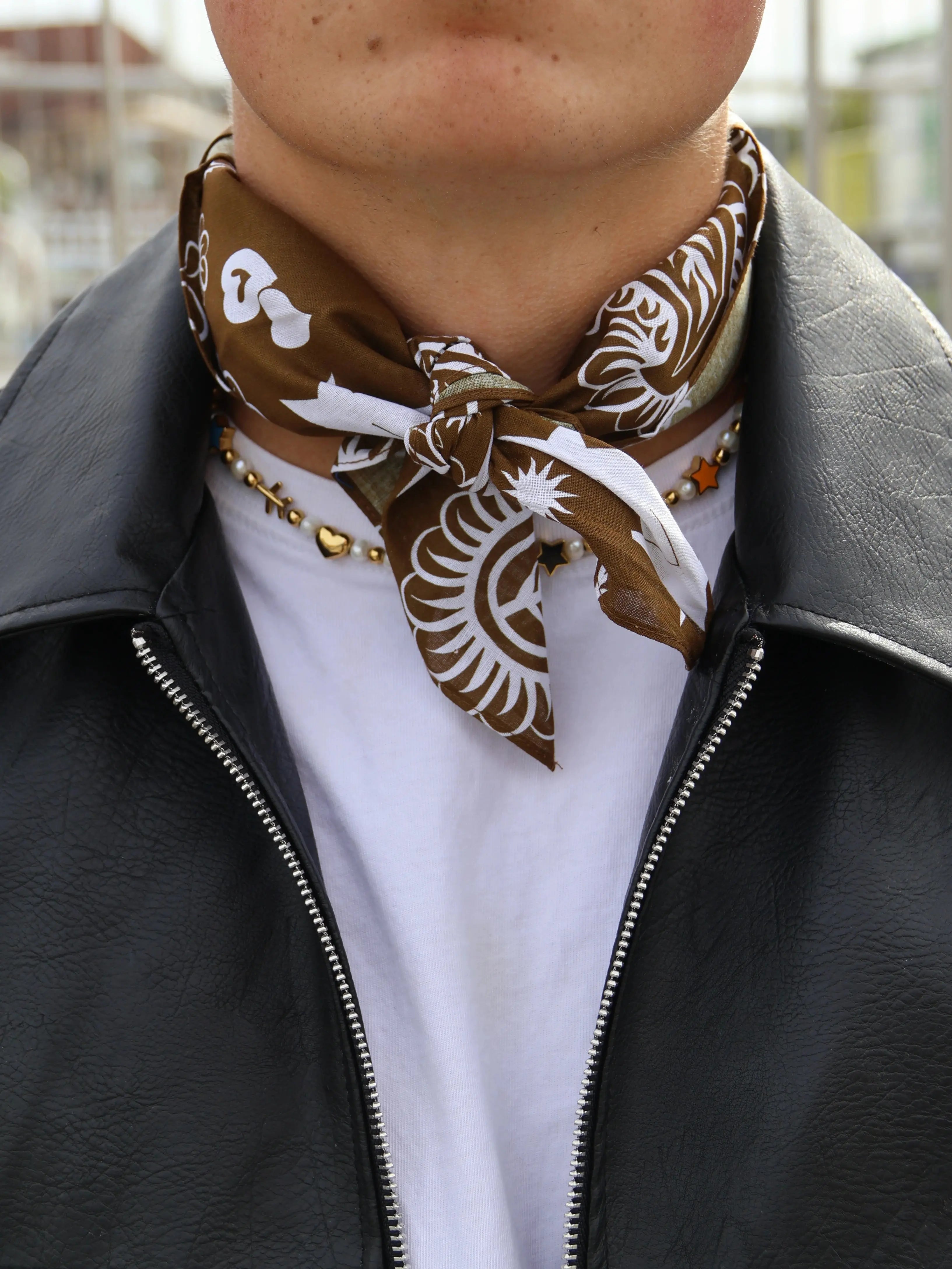 BROWN SKØR PAISLEY SKØR