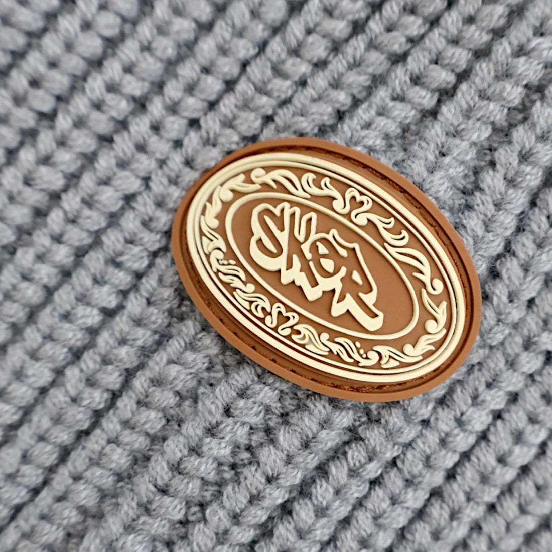 KNITTED BALACLAVA - GREY