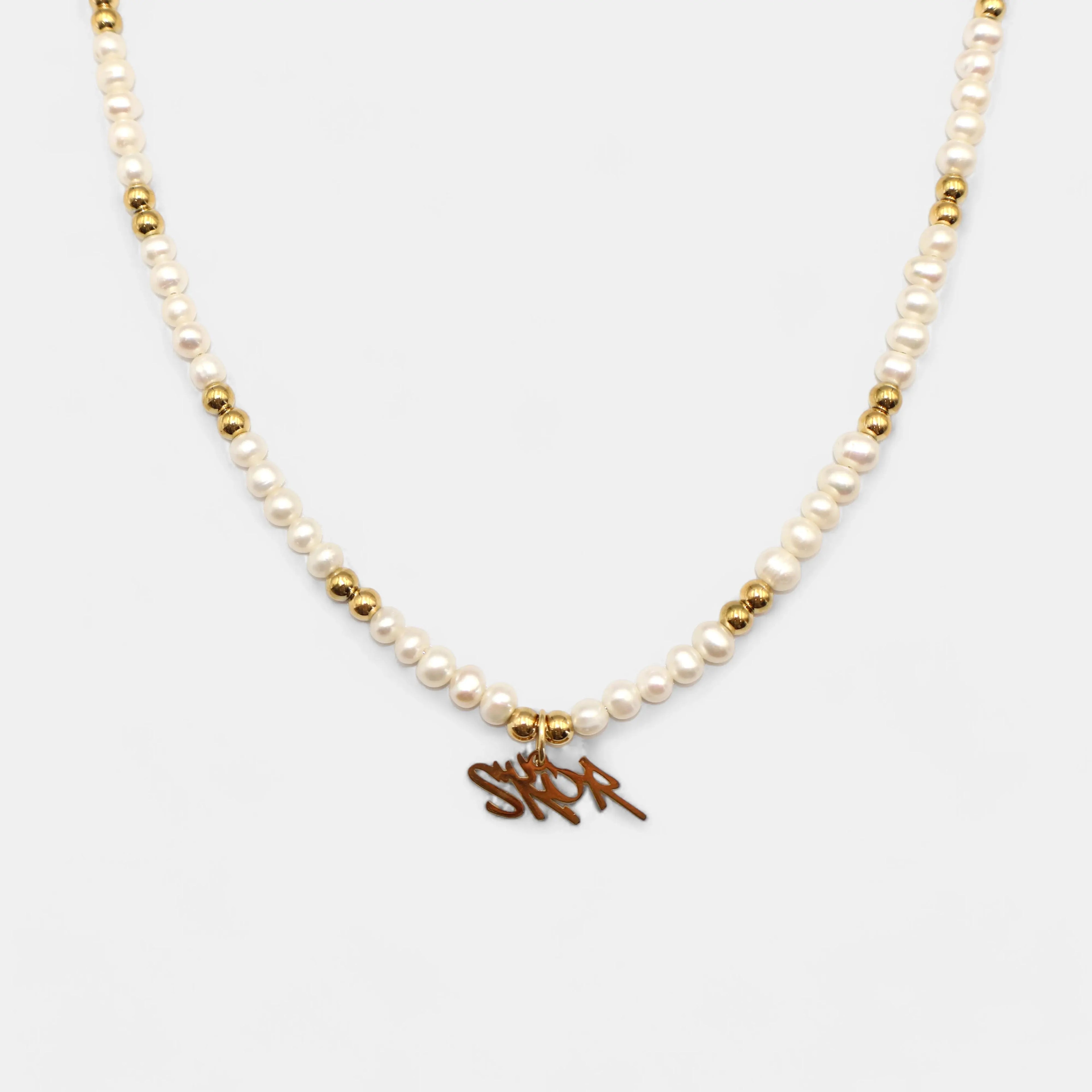 SIGNATURE PEARL CHAIN SKØR