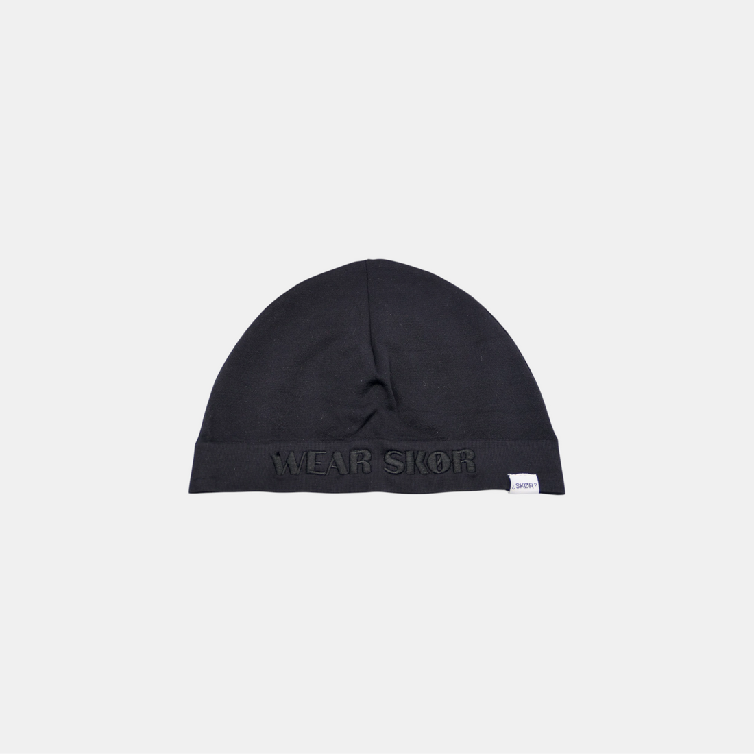 BLACK SLIM BEANIE