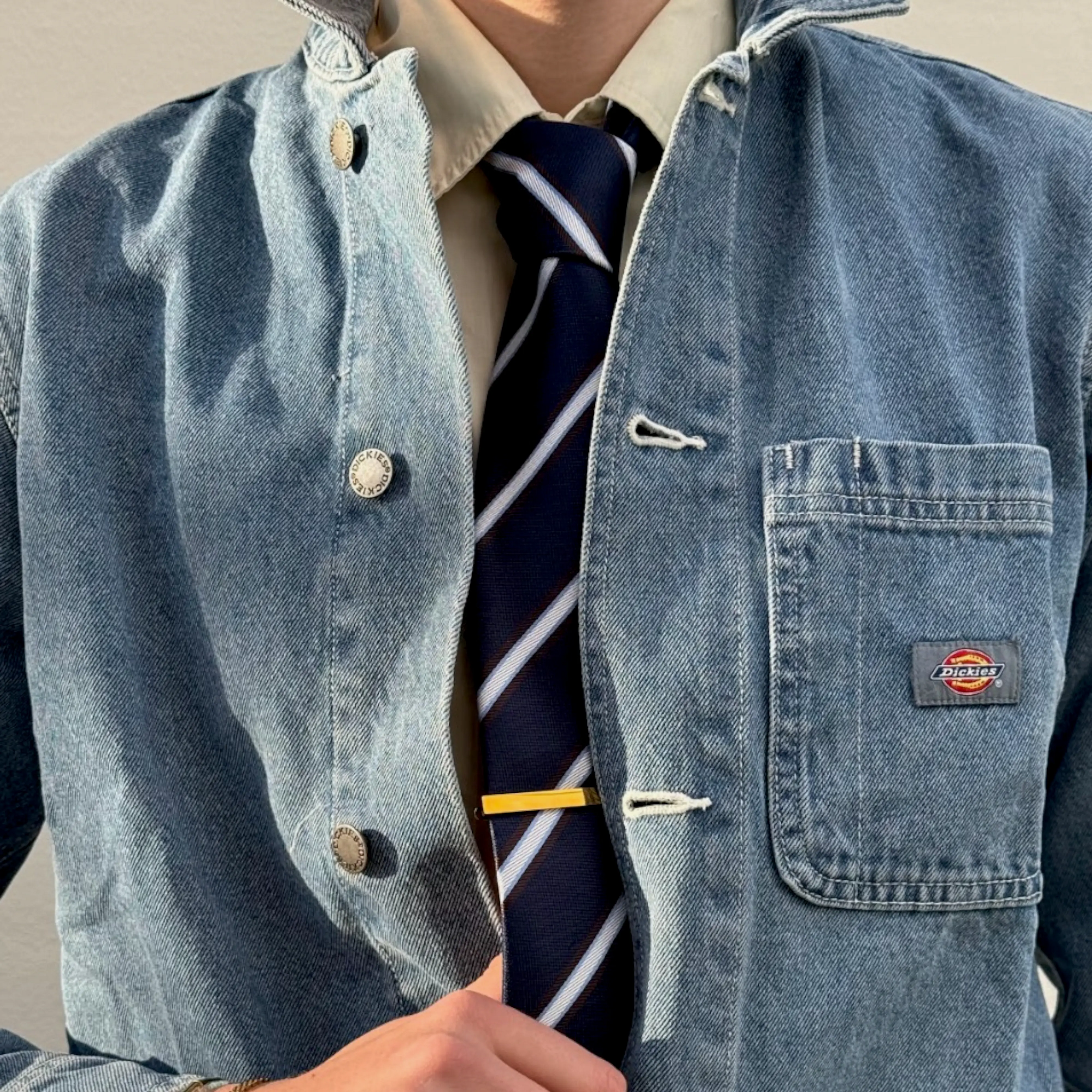 STRIPED TIE SKØR