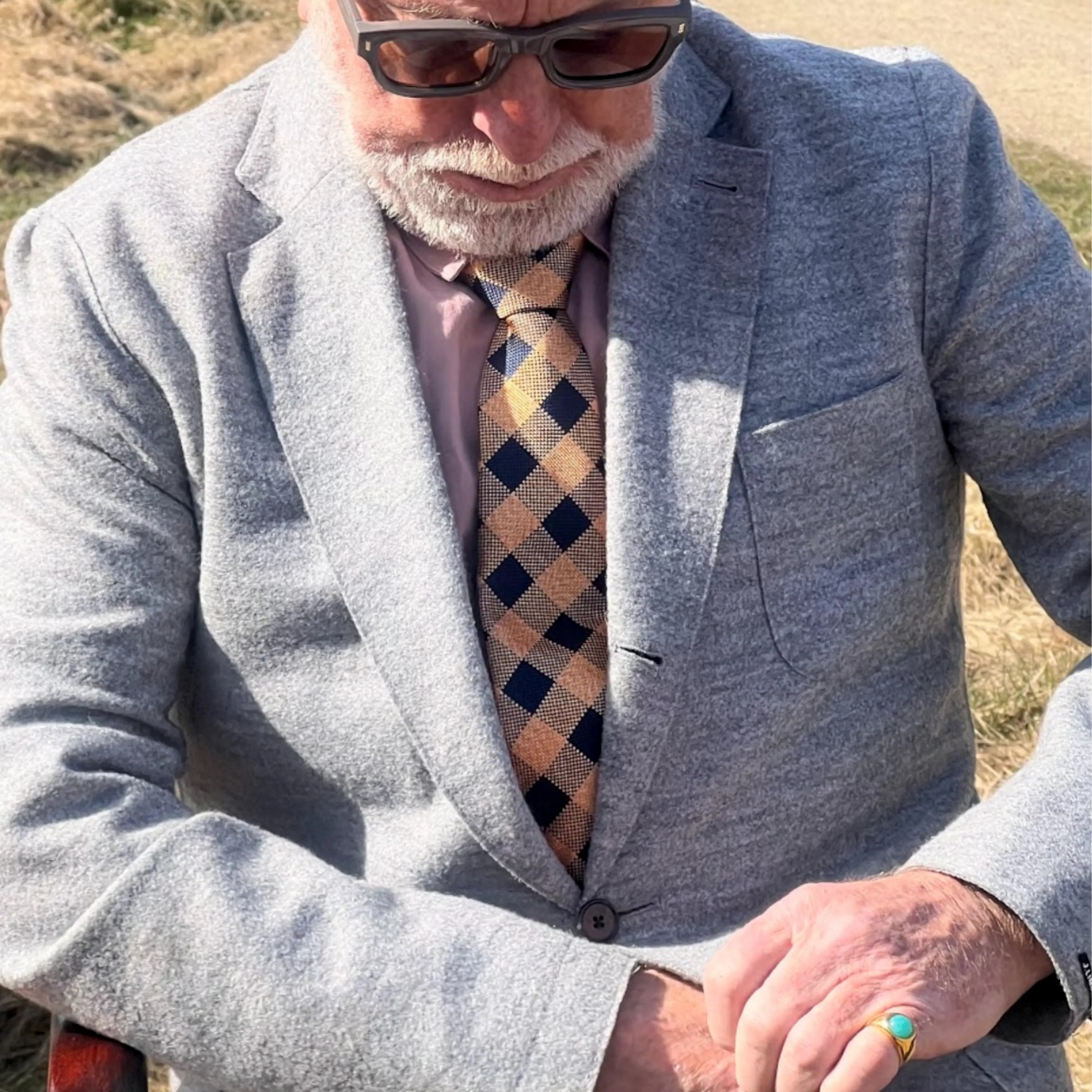 CHECKERS TIE SKØR