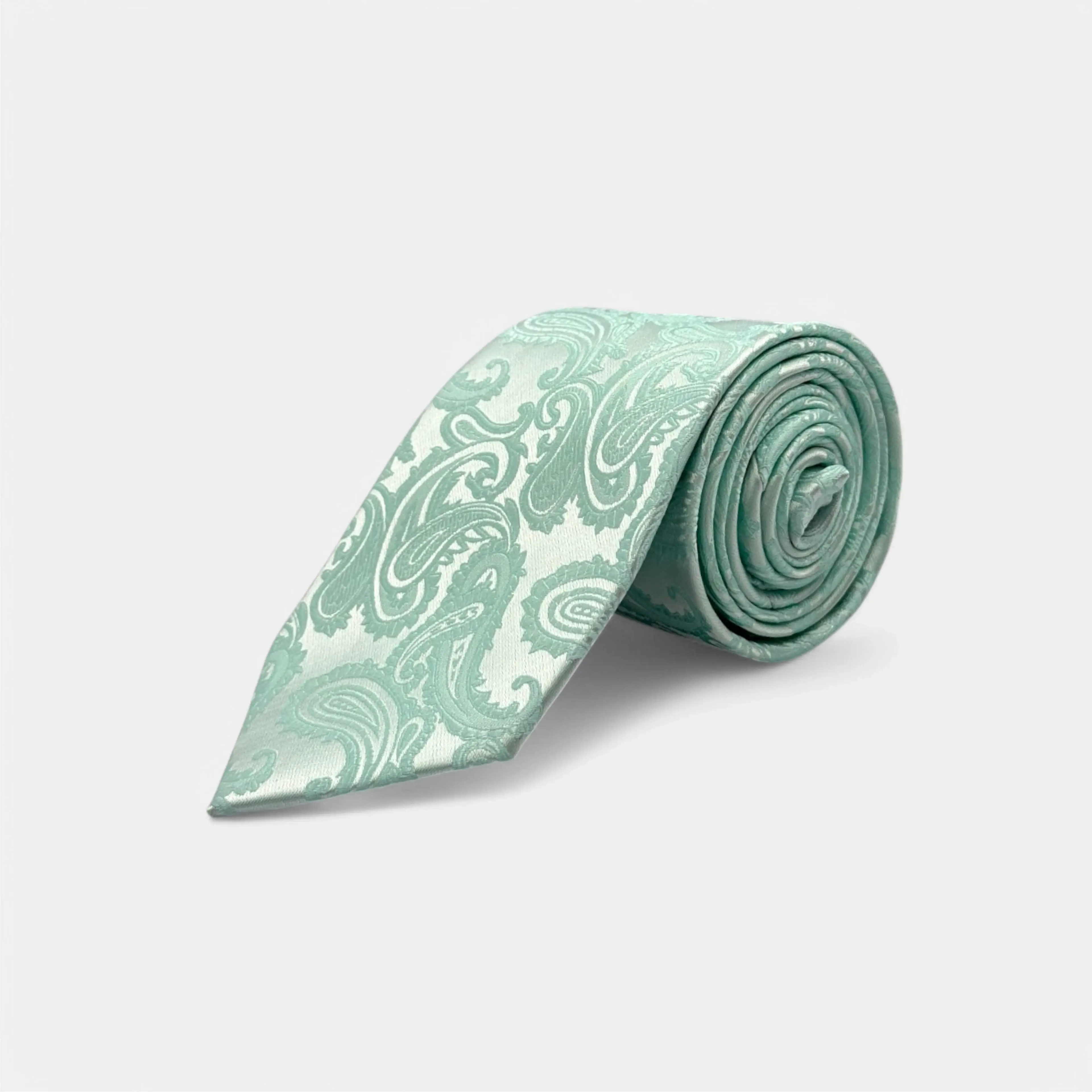 TURQUOISE PAISLEY TIE SKØR