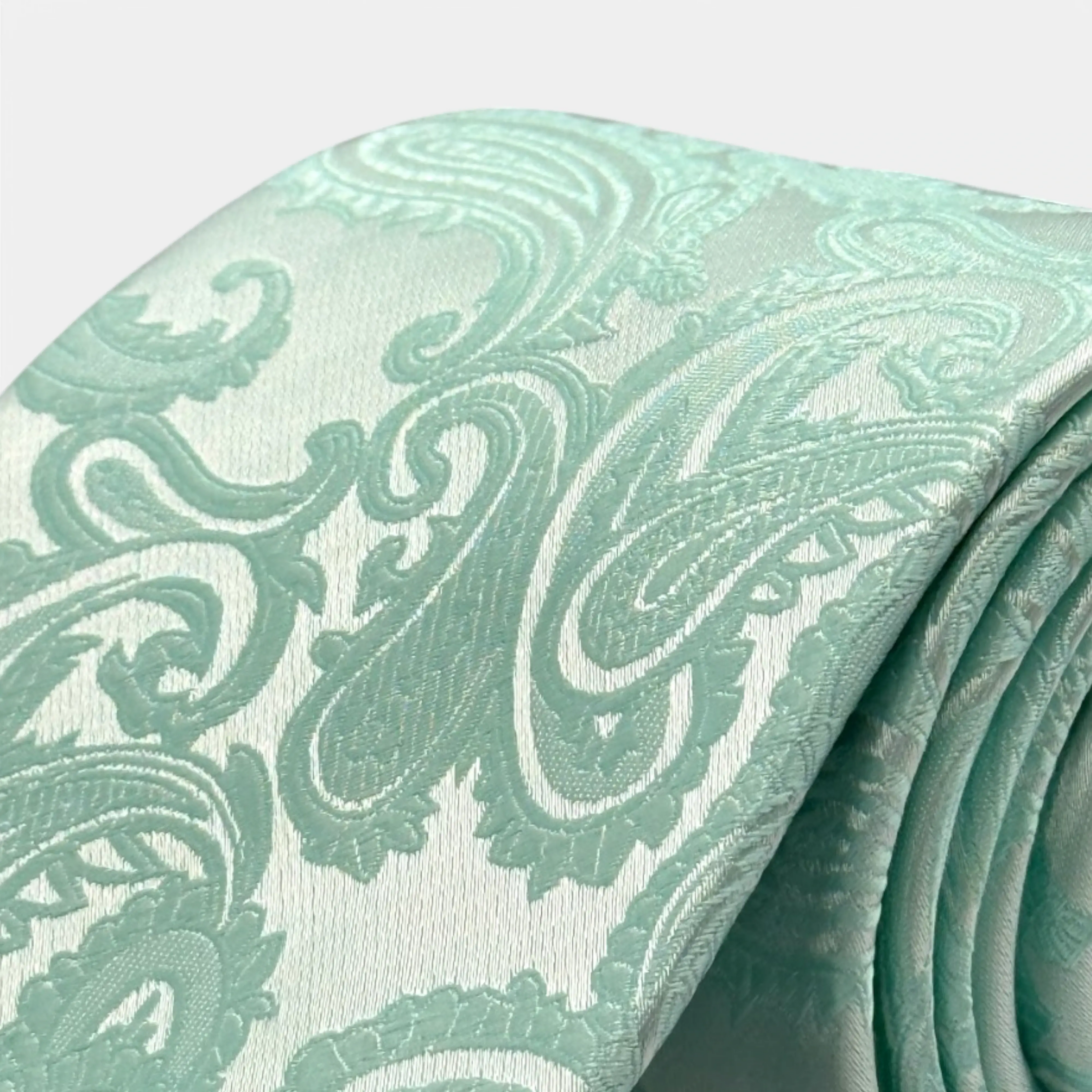 TURQUOISE PAISLEY TIE SKØR