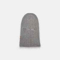 KNITTED BALACLAVA - GREY