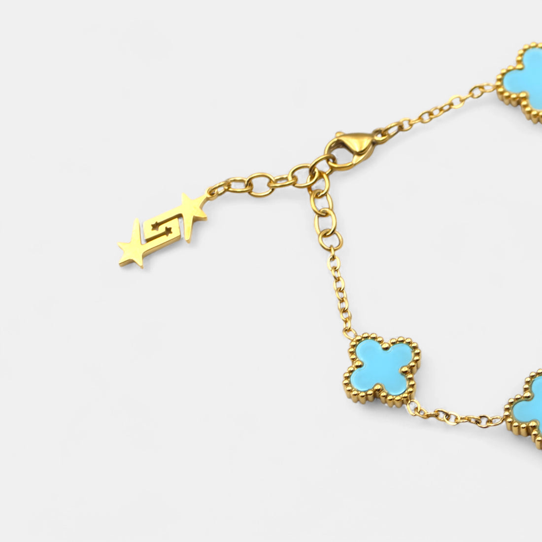 CLOVE BRACELET LIGHT BLUE