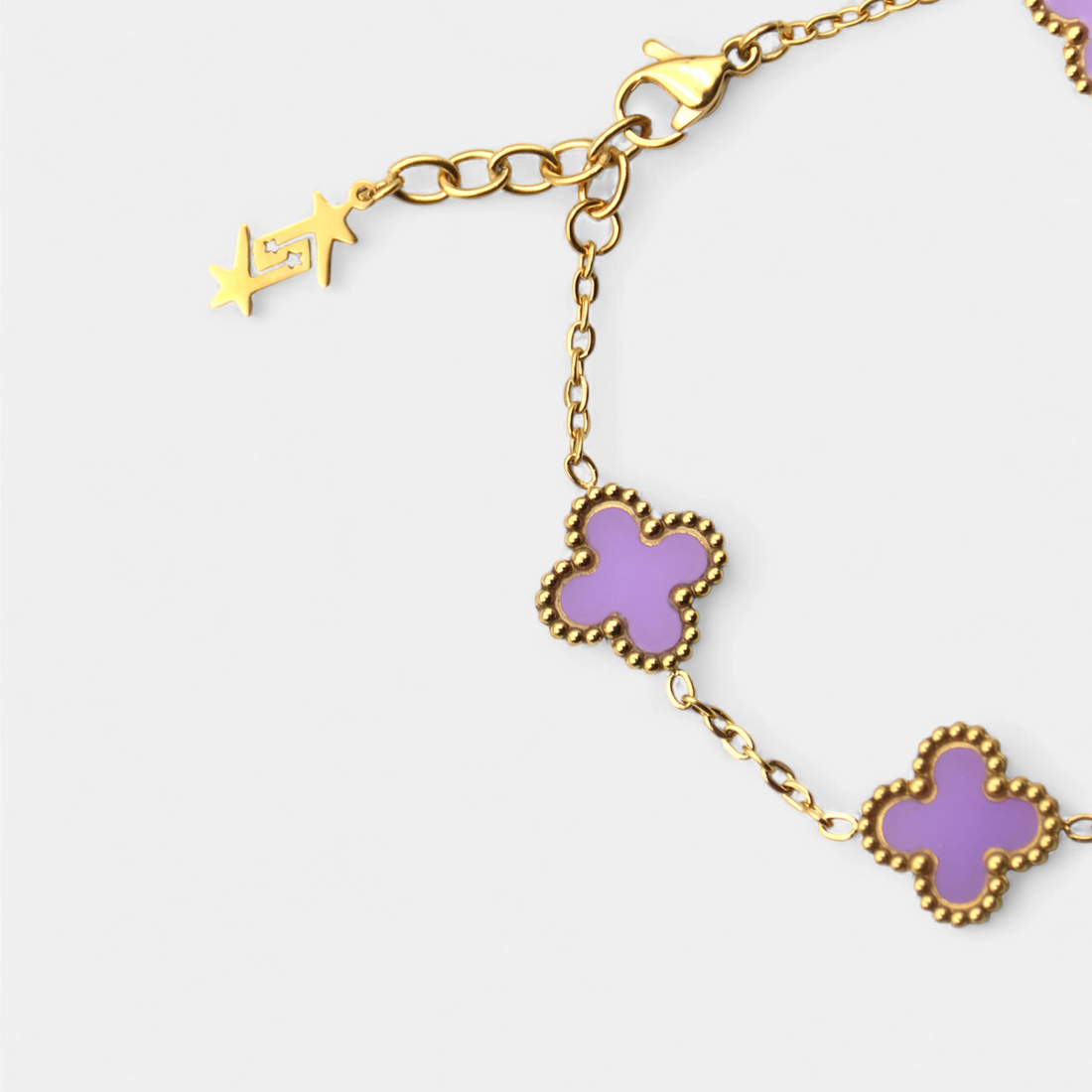 CLOVE BRACELET PURPLE