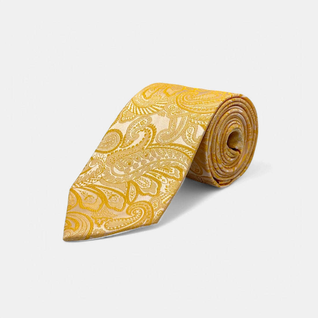 YELLOW PAISLEY TIE SKØR