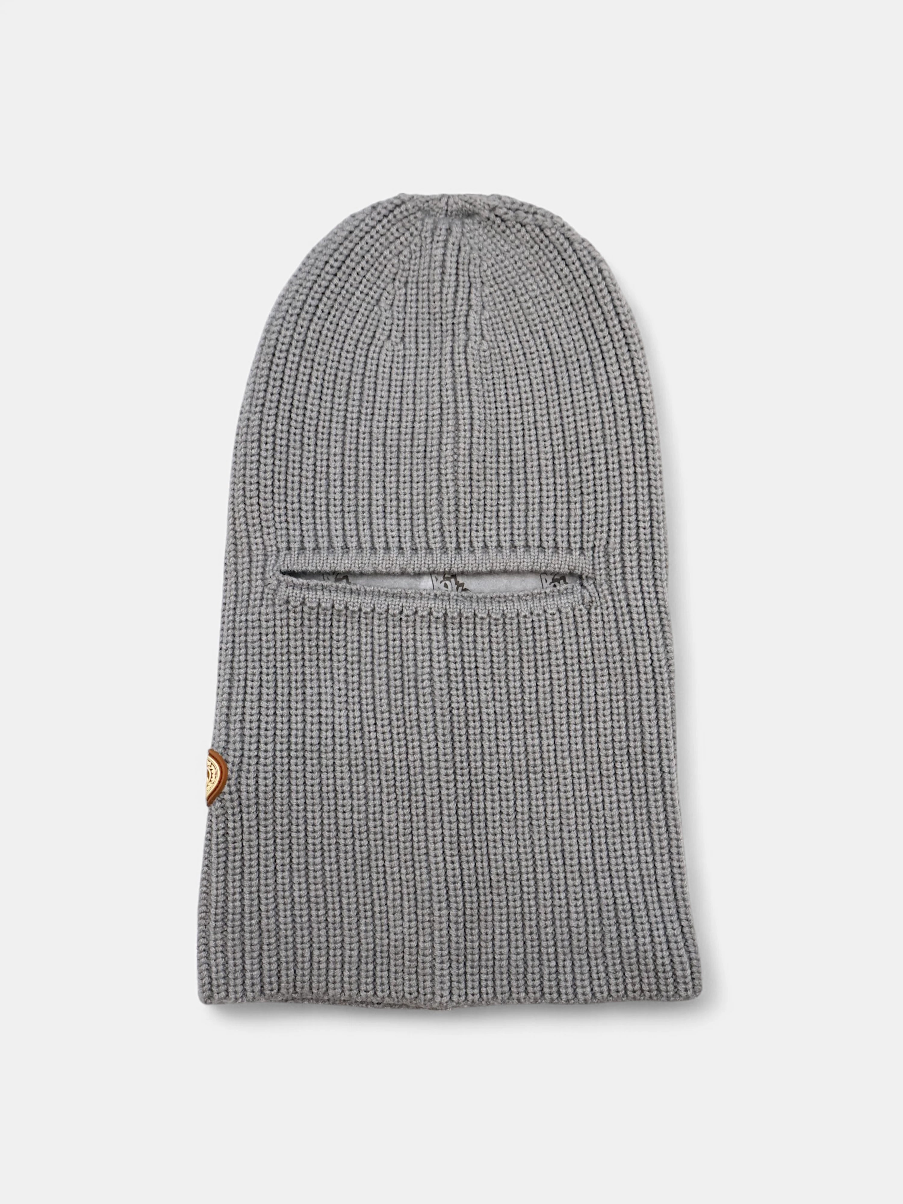 KNITTED BALACLAVA - GREY