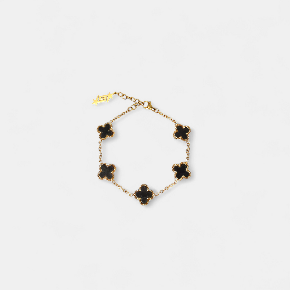 CLOVE BRACELET BLACK SKØR