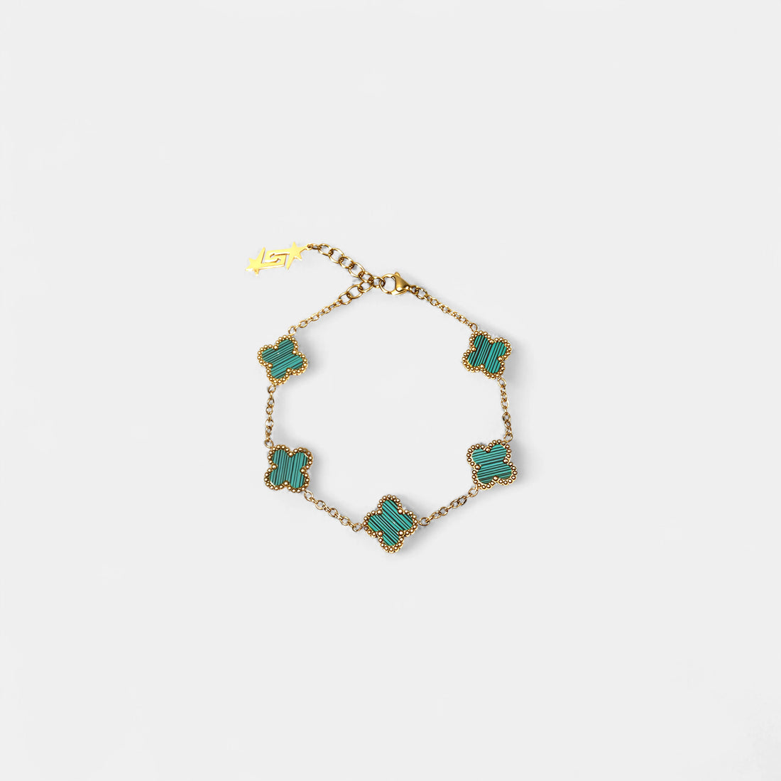 CLOVE BRACELET STRIPED GREEN