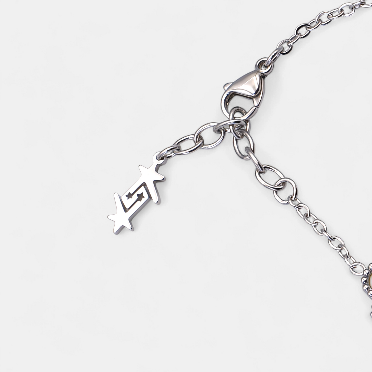 CLOVE BRACELET SILVER GREEN