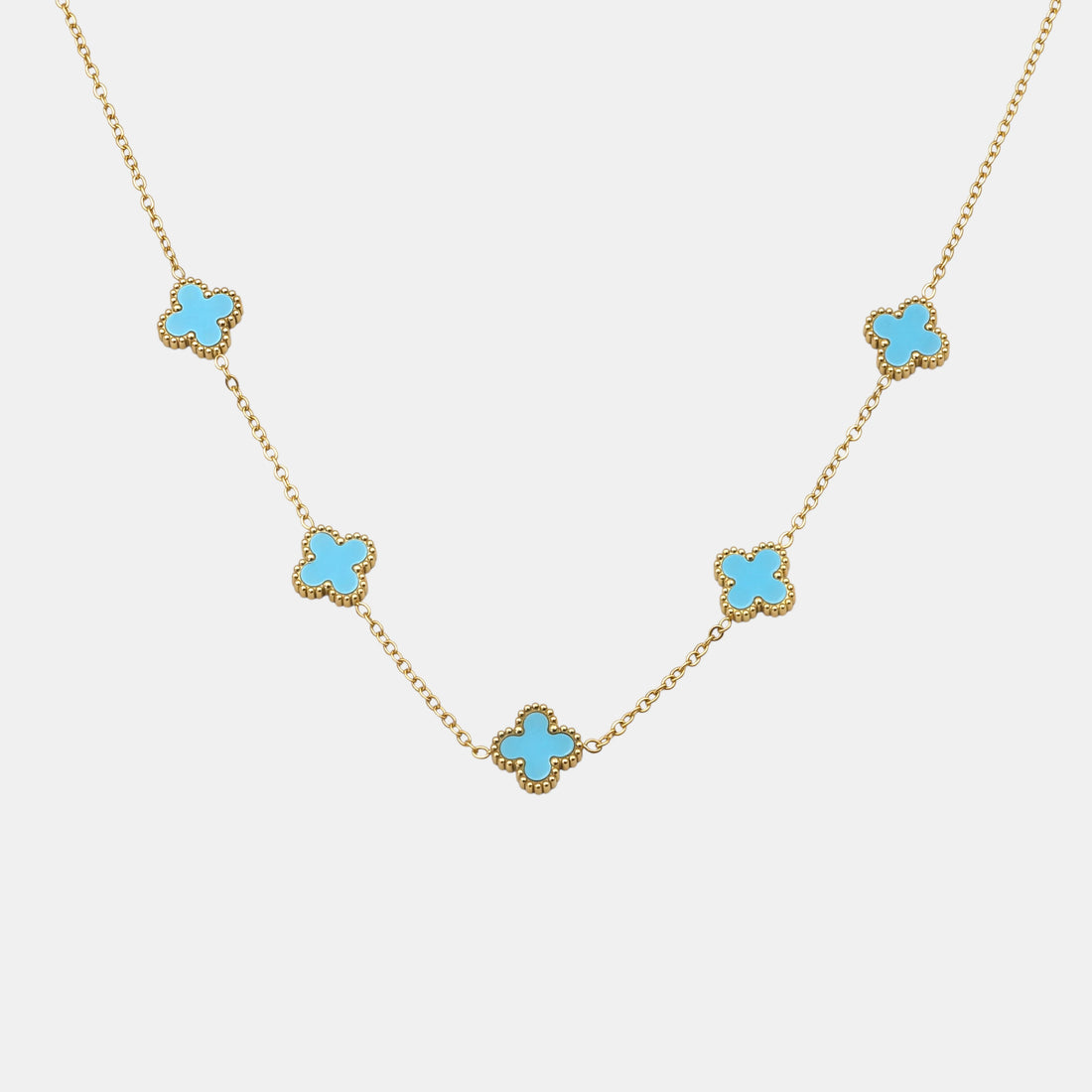 CLOVE CHAIN TURQUOISE