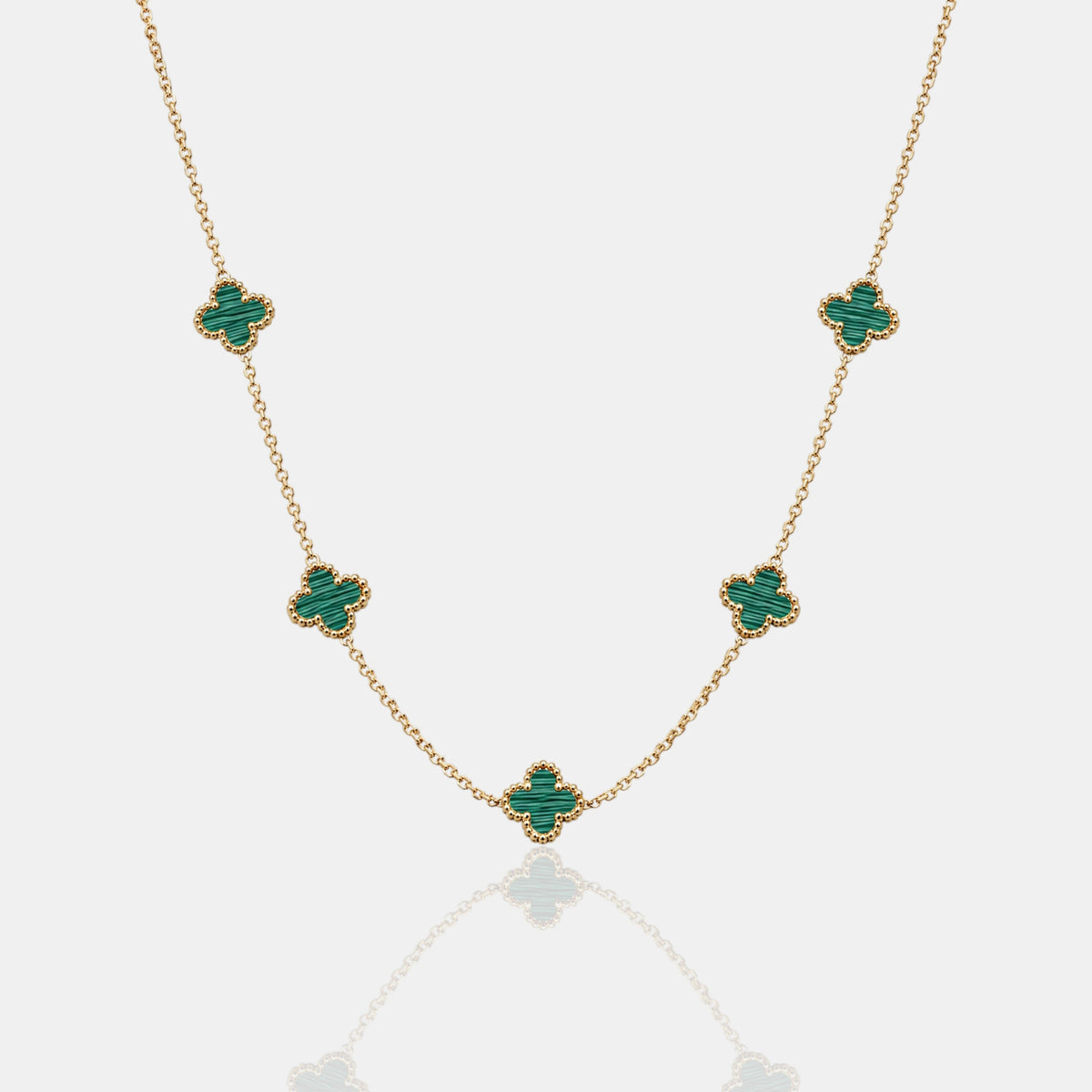 CLOVE CHAIN STRIPED GREEN  SKØR