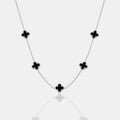 CLOVE CHAIN SILVER BLACK